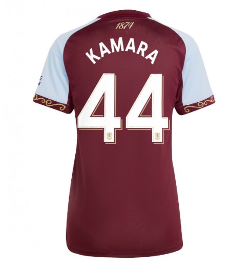 Aston Villa Boubacar Kamara #44 Hjemmedrakt Dame 2025-26 Korte ermer Aston Villa Boubacar Kamara #44 Hjemmedrakt Dame 2025-26 Korte ermer